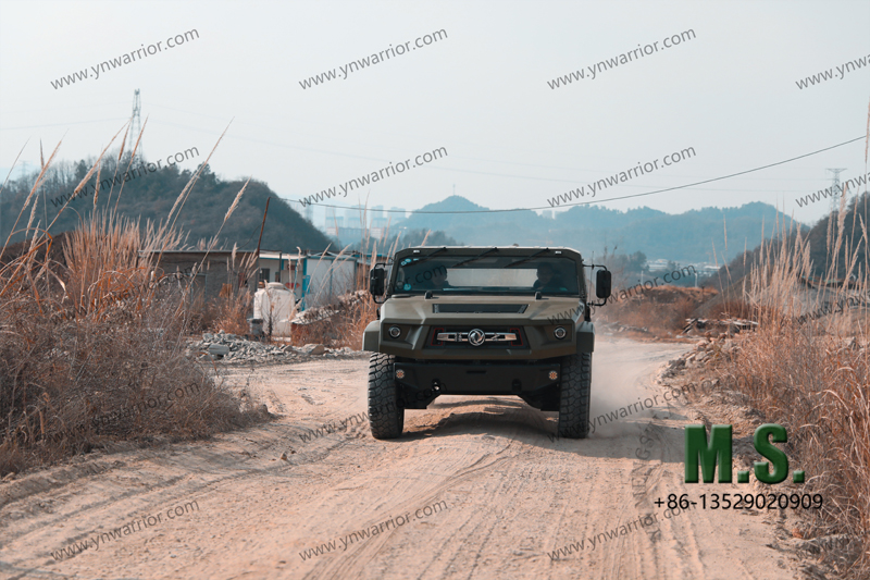 Dongfeng Шасси повышенной проходимости Mengshi 4x4 с кабиной, передней и задней подвеской