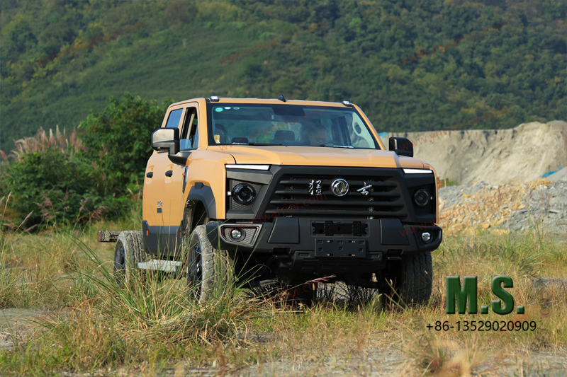 Dongfeng Mengshi MS600 шасси с кабиной 4x4 для бездорожья