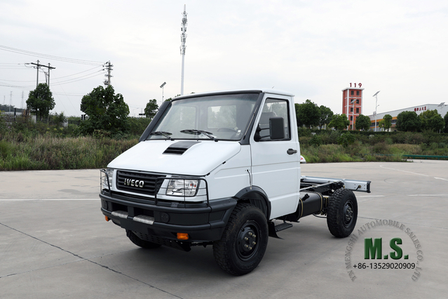 4×4 Iveco Small Long Head Offroad Chassis_NJ2045 Преобразование шасси однорядного грузового автомобиля с четырьмя приводами_4WD Экспортные специальные грузовики