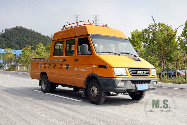 Двухрядный инженерно-спасательный грузовик Iveco 4*4_Силовой аварийно-ремонтный грузовик мощностью 111 л.с._Короткая головка Производитель переоборудованных экспортных специальных автомобилей Iveco