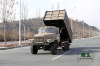 Самосвал 6×6 EQ2082 мощностью 170 л.с._Шестиколесный привод Dongfeng Однорядный самосвал с острой головкой с двойным стеклом Шахтные карьерные самосвалы_Экспортный автомобиль специального назначения