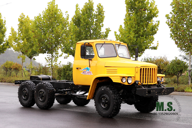 Dongfeng Шасси 6WD EQ2082 Шасси грузового автомобиля с двойным остеклением_6*6 Шасси внедорожного транспортера Tip 140_ Полноприводное шасси военного автомобиля