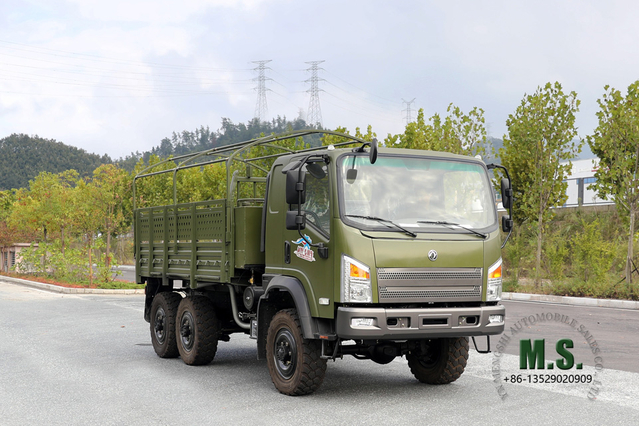 Flathead EQ240 Dongfeng 6WD Offroad Truck_EQ2082 Дизельный внедорожник_Dongfeng Полноприводной гражданский внедорожный грузовик 6x6 на экспорт