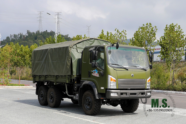 Dongfeng 6x6 Offroad Flathead Truck_EQ2082 Дизельный внедорожный грузовик_Dongfeng 240 Гражданский внедорожник на экспорт