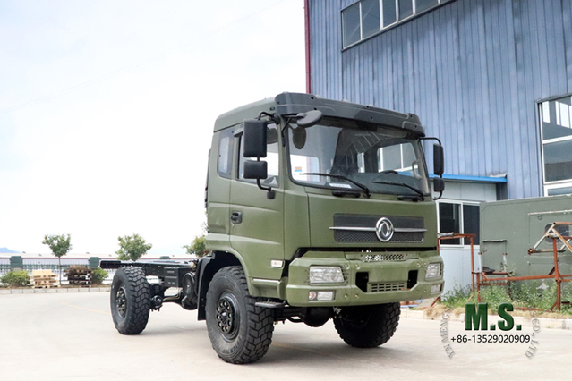 Dongfeng Шасси специального внедорожного грузовика 4*4_16T Flathead Полуторное шасси специального автомобиля, модификация шасси 4WD Экспортное шасси