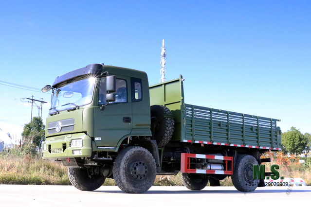 Самосвал 4WD Dongfeng_210HP 9T Полуторный самосвал с плоской головкой_Карьерные самосвалы Экспортный специальный самосвал