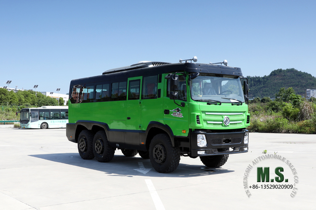 6X6 Dongfeng 8M Off Road Bus_25-местный спасательный автобус мощностью 210 л.с._Экспортный специальный автобус с шестью приводами