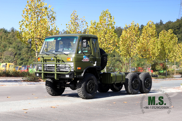 Dongfeng EQ2102 Шестиприводное шасси_6×6 153 Полуторная кабина Внедорожное шасси_Экспортное специальное грузовое шасси