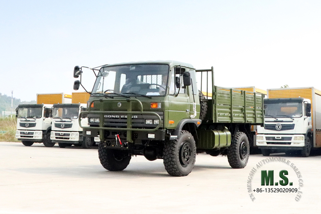 2070 Four Drive Dongfeng 153 Cab Off Road Truck_4×4 Flathead полуторарядный транспортный грузовик_Экспорт Производитель специальных автомобилей