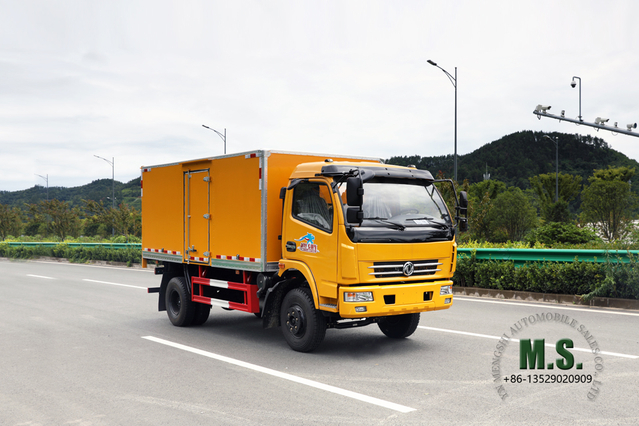 Маленький фургон 4×2_Легкий микрогрузовик мощностью 160 л.с._Dongfeng Левый/правый руль Специальный фургон для экспорта Специальный автомобиль
