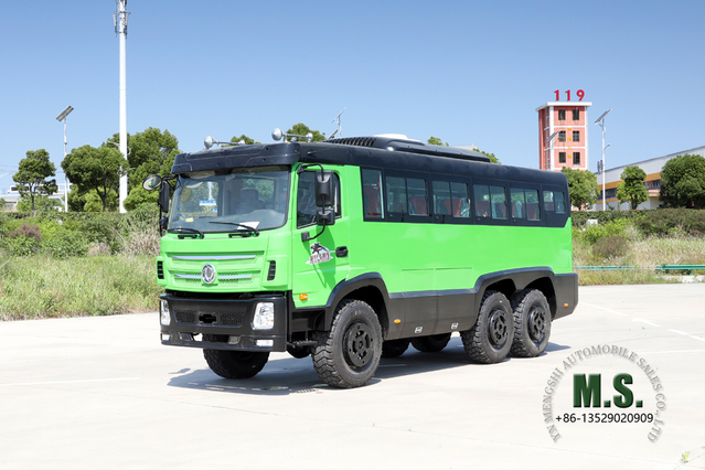 6X6 Dongfeng 8M Off Road Bus_25-местный спасательный автобус мощностью 210 л.с._Экспортный специальный автобус с шестью приводами