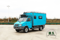 Внедорожный дом на колесах Iveco 4WD на продажу_4*4 Открытый туристический караван по индивидуальному заказу_Семейный цельный четырехприводный караван Экспортный специальный автомобиль