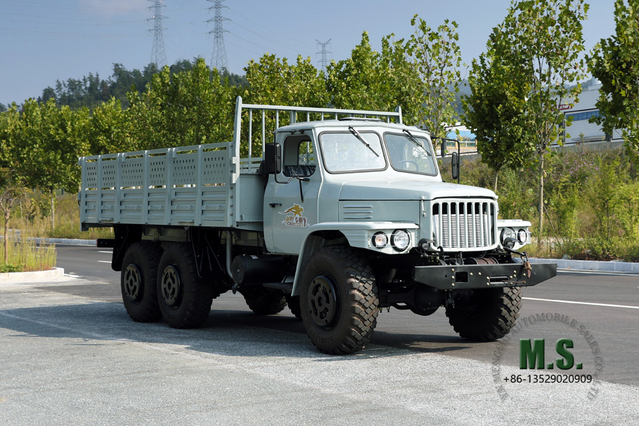 Грузовик 6×6 EQ2100 Dongfeng, 190 л.с._Шестиколесный внедорожный грузовик, однорядный, с двойным остеклением, остроконечная головка_AWD, экспортный автомобиль специального назначения
