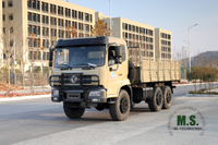 6*6 Dongfeng EQ2102 Внедорожный грузовик_Шестиколесный привод, 210 л.с. Грузовые автомобили с плоской головкой_AWD Экспортный автомобиль специального назначения