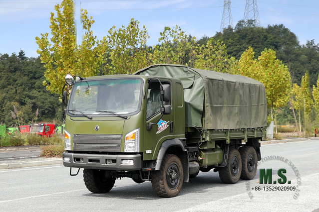 Dongfeng 6x6 Offroad Flathead Truck_EQ2082 Дизельный внедорожный грузовик_Dongfeng 240 Гражданский внедорожник на экспорт