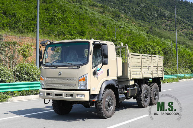 Легкий внедорожный легкий грузовик Camel Grey EQ2082 6WD - Dongfeng 190 л.с. 6X6 дизельный грузовик с плоской головкой, экспортный специальный автомобиль