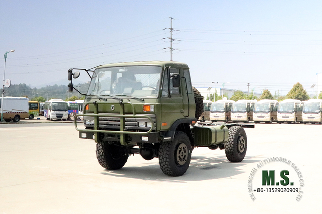 EQ2070G Четырехприводное полноприводное внедорожное шасси_4*4 Dongfeng Шасси с плоской головкой 153_Dongfeng Экспортное шасси для специальных транспортных средств