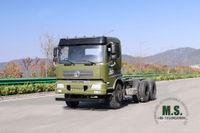 Dongfeng 6*4 Шасси внедорожного грузовика_6x4 Flathead Chaais с полуторной кабиной_Экспортное шасси специального автомобиля