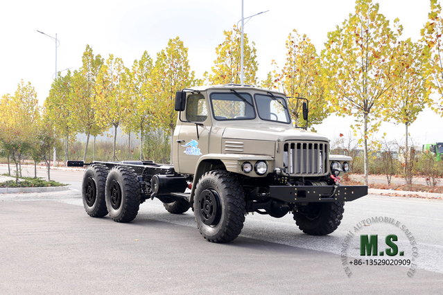 Dongfeng Шестиприводное шасси EQ2100_6*6, шасси с заостренной головкой и двойным остеклением, 210 л.с._Dongfeng Экспортное специальное шасси для автомобилей