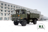  4X4 2070 Dongfeng Off Road Truck_153 Четырехприводный полуторарядный грузовик с плоской головкой для перевозки грузов_Специальный автомобиль для экспорта