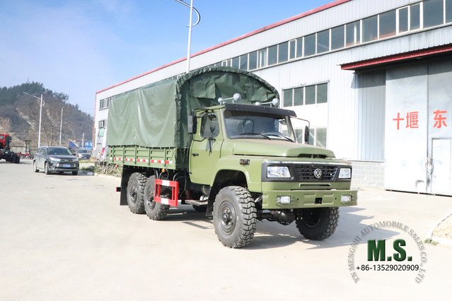 Dongfeng EQ2100 6*6 Внедорожный грузовик_Dongfeng Остроконечная однорядная кабина 140 с тентом навеса Транспортное средство_Шестиприводной грузовик Экспортный специальный автомобиль