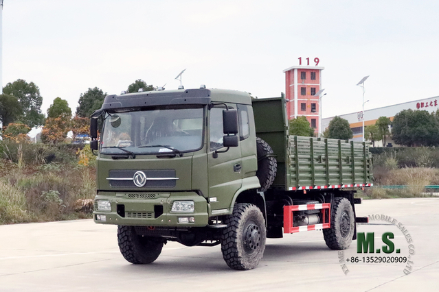 Самосвал 4WD мощностью 210 л.с._9T Dongfeng Полуторный самосвал с плоской головкой_Site Карьерные самосвалы Экспортный самосвал