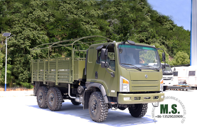 6*6 Dongfeng Полноприводный внедорожный грузовик_EQ2082 Bobcat Flathead Truck _6×6 Дорожный транспортный автомобиль на продажу