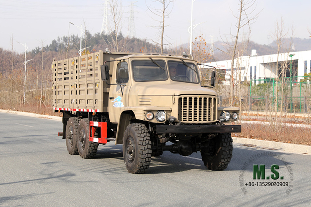 Полноприводной шестиколесный самосвал EQ2082 мощностью 170 л.с. Карьерные самосвалы_6×6 ​​Dongfeng Однорядный самосвал с двойной стеклянной заостренной головкой Шахтный сайт_Экспортный автомобиль специального назначения