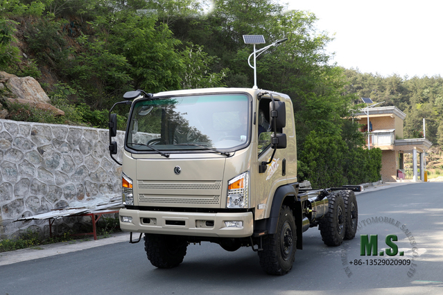 6*6 Dongfeng Шасси внедорожного грузовика _2082 Шасси внедорожного грузовика с плоской головкой мощностью 190 л.с. Экспортное специальное шасси