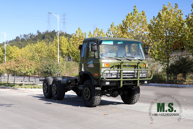 Dongfeng EQ2102 Шестиприводное шасси_6×6 153 Полуторная кабина Внедорожное шасси_Экспортное специальное грузовое шасси