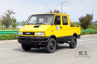 4*4 Iveco Power Rescue Repair Truck_111 л.с. Двухрядный инженерно-спасательный грузовик с короткой головкой_Iveco Export Special Vehicle Conversion Performance