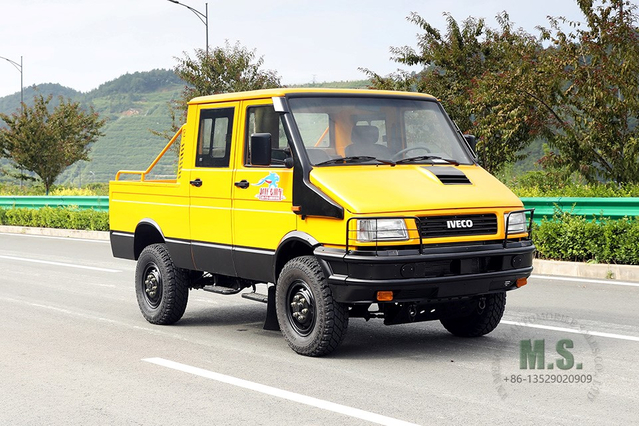 4*4 Iveco Power Rescue Repair Truck_111 л.с. Двухрядный инженерно-спасательный грузовик с короткой головкой_Iveco Export Special Vehicle Conversion Performance