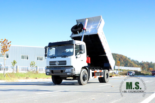 210 л.с. 4*2 Dongfeng Самосвал_Flathead Полуторный рядный грузовой автомобиль Переоборудование Производитель_Экспорт Грузовики специального назначения