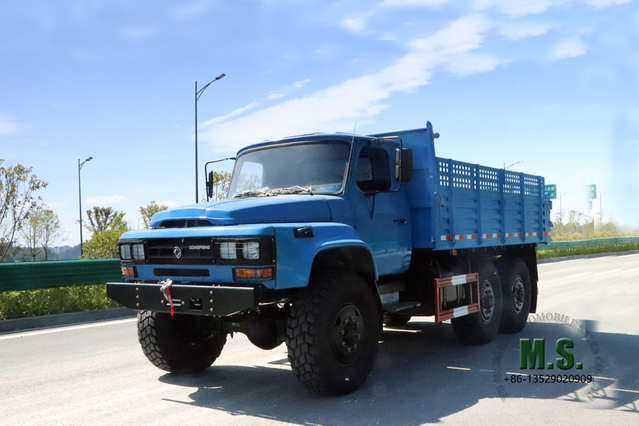 6WD EQ2100 Dongfeng Самосвал_6*6 5T Дизельный самосвал с длинной головкой Дорожный транспортер_Dongfeng Экспортный производитель специальных грузовиков