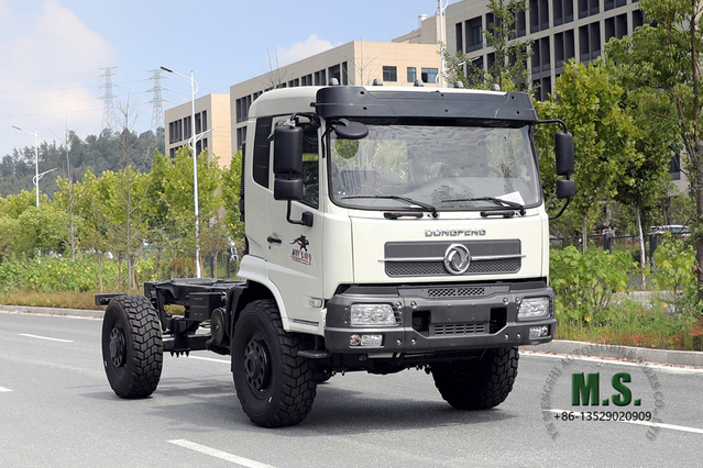 Dongfeng 4*4 внедорожное шасси White Tainjin Flat Head полуторарядное шасси