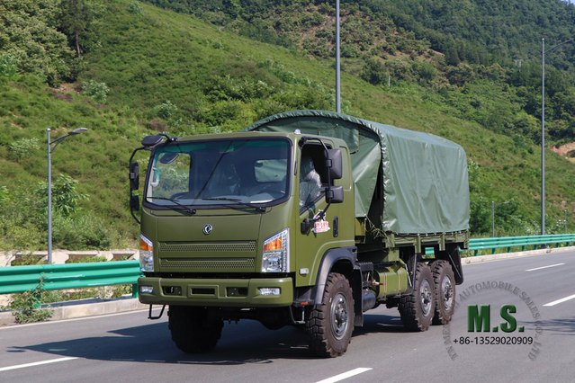 6×6 Dongfeng Полноприводной внедорожный грузовик с плоской головкой_Bobcat 2,5T Дизельный бронетранспортёр_Dongfeng 6*6 Дорожно-транспортная машина