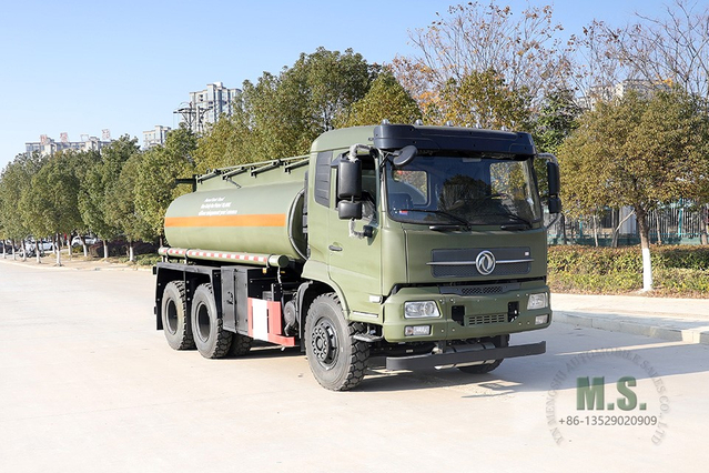 210 л.с. Dongfeng Автоцистерна_6*4 Нефтяной танкер с кабиной _10м³ Feul Tanker на продажу_6×4 Грузовой автомобиль-цистерна Экспортный специальный автомобиль