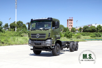 Dongfeng 6x6 Внедорожное сверхмощное шасси_ Шестиколесный привод мощностью 340 л.с. Переоборудованное шасси грузового автомобиля для дальних перевозок Производитель Экспортное шасси специального назначения