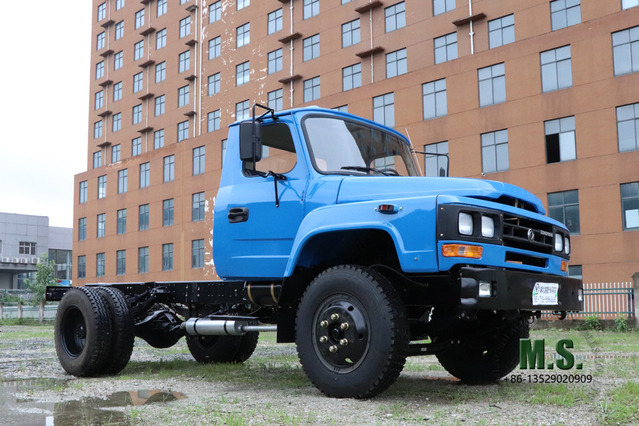 Dongfeng 4*2 Шасси внедорожного грузовика 116 л.с. Однорядное шасси с заостренной головкой Экспортное специальное шасси для транспортных средств
