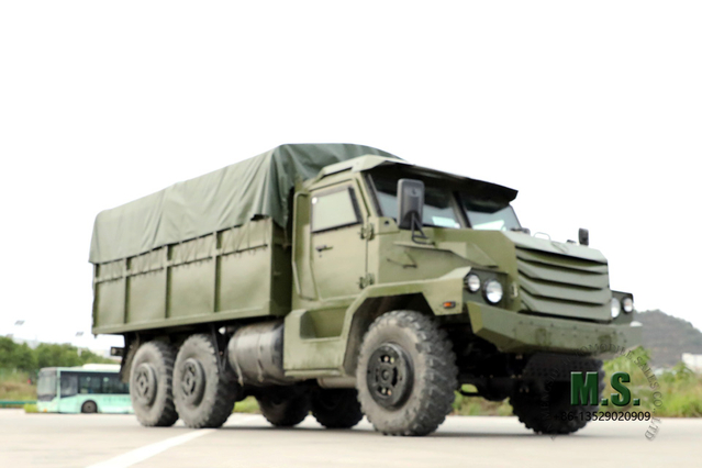 Шестиколесный внедорожный грузовой автомобиль с защищенной длинной головкой_6 * 6 остроконечный дорожный транспортер_Специальный экспортный грузовой фургон по индивидуальному заказу