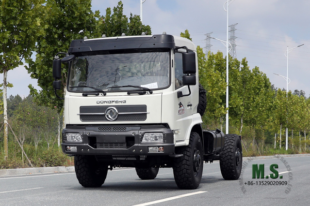 Dongfeng 4*4 внедорожное шасси White Tainjin Flat Head полуторарядное шасси