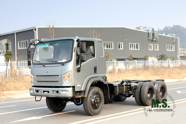 Шестиколесный привод Dongfeng Модификация шасси грузовика с плоской головкой_ 6WD 'Bobcat' Конфигурация шасси малого грузовика_6*6 Производители шасси специального автомобиля