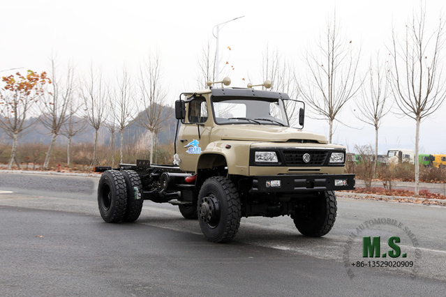 240 л.с. 4*4 Dongfeng Шасси внедорожного специального автомобиля_Полноприводное шасси грузовика с длинной кабиной_Шасси специального экспортного автомобиля по индивидуальному заказу