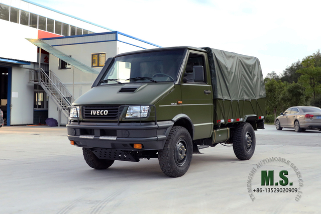 Четырехприводный внедорожный грузовик Iveco с длинной головкой_111 л.с. 4*4, однорядный грузовик с короткой головкой_4WD, экспортный производитель специальных автомобилей