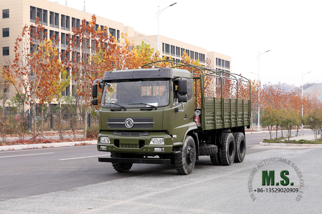 210 л.с. 6х4 Dongfeng Грузовик повышенной проходимости_Flathead Row Half Cab Transport Truck_Dongfeng Модификация Производитель Экспортный Автомобиль специального назначения