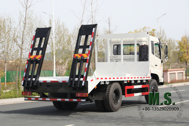 266-коел 18-тонного валового веса Dongfeng 4x2 Flatbed Road Rescue Rescue Truck_ Double Layer Frame, EURO-2 Эмиссия, чрезвычайно долговечный, двойной слой Frame_manufacturer Direct