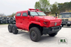 Полная масса 300 л.с., полная масса 6x6, внедорожное бронированное шасси Dongfeng M-hero с кабиной_Двигатель Cummins Warrior Военное применение Бронированный пуленепробиваемый Run-Flat CTIS_Производитель Прямой красный