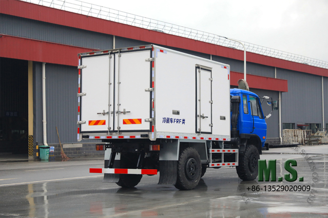 190-воздушная 7-тонная валовая веса 4x4 внедорожник Dongfeng холодильник Truck_2-тонный вес нагрузки, двигатель Cummins, задние отдельные шины, система мониторинга, механическое топливо впрыск_manufacturer Direct