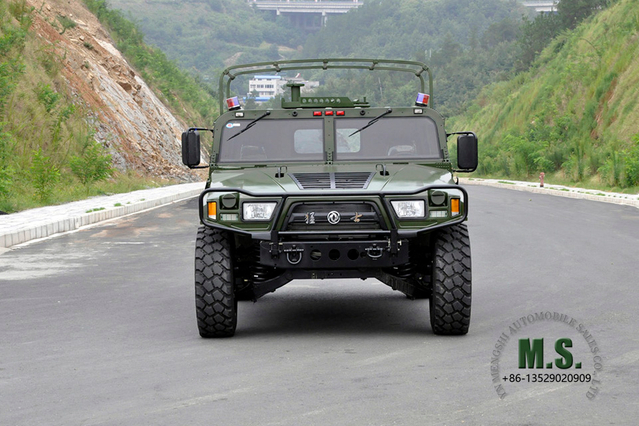 Полная масса 150 л.с., полная масса 5 тонн, внедорожник 4x4 Dongfeng M-hero Jeep_Diesel Двигатель Cummins Warrior, 152 л.с., шасси военного качества, бронированное пуленепробиваемое мобильное патрульное транспортное средство_Mengshi Производитель, прямой завод-изготовитель