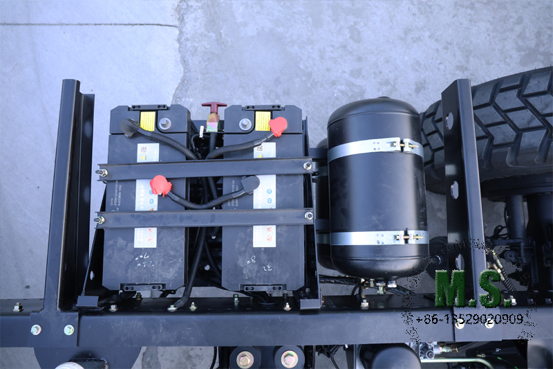 6x6 340-сильное передвижное шасси для автобуса, 24-вольтовая огромная батарея 